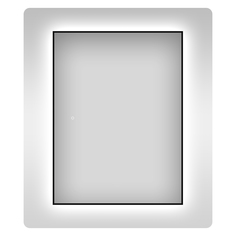 Влагостойкое зеркало с подсветкой для ванной Wellsee 7 Rays Spectrum 172201000, 70х90 см