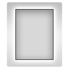 Влагостойкое зеркало с подсветкой для ванной Wellsee 7 Rays Spectrum 172200980, 70х85 см