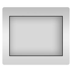 Влагостойкое прямоугольное зеркало Wellsee 7 Rays Spectrum 172200670, 85х70 см