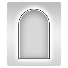 Влагостойкое зеркало с подсветкой для ванной Wellsee 7 Rays Spectrum 172201740, 60х90 см