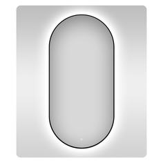 Влагостойкое зеркало с подсветкой для ванной Wellsee 7 Rays Spectrum 172201500, 40х80 см