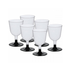 Бокалы одноразовые для вина Spar полистирол 200 мл 6 шт