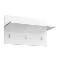 Вешалка в прихожую Beneli НОРДЕН, Белый глянец, 64,8х27,2х39 см