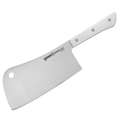 Кухонный топорик для рубки хрящей костей мяса Samura Harakiri профессиональный SHR-0040W