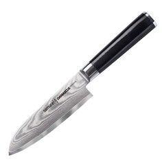 Нож кухонный Samura Damascus Сантоку для нарезки мяса профессиональный SD-0092/G-10