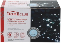 Гирлянда новогодняя Homeclub 100 LED холодный белый 8 м
