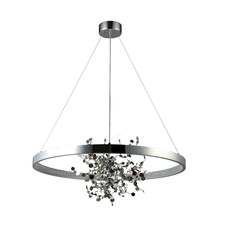 Crystal Lux Подвесная люстра Crystal Lux GARDEN SPLED+4 D800 CHROME