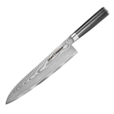 Нож кухонный Гранд Шеф Samura Damascus универсальный профессиональный SD-0087/G-10