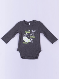 Боди Batik с длинным рукавом (003_ОН22) серый меланж р.68 Батик