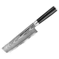 Нож кухонный Samura Damascus топорик Накири для шинковки профессиональный SD-0043/G-10