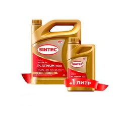 Масло моторное Sintec Platinum 7000, 600223, 5W-30 A3/B4 5л
