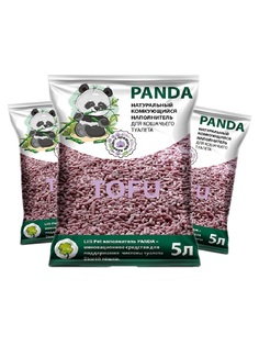Наполнитель Panda Тофу с ароматом лаванды 15л