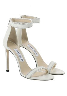 Босоножки женские Jimmy Choo 112170 белые 40 EU