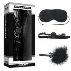 Набор Lovetoy Deluxe Bondage Kit с кляпом, тиклером и маской