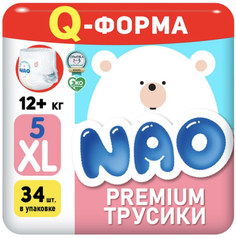 Подгузники-трусики NAO XL (12+ кг) 34 шт