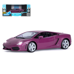 Машинка металлическая Автопанорама 1:24 Lamborghini Gallardo, розовый, своб ход колес