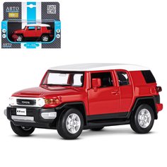 Машинка инерционная Автопанорама М1:32, Toyota FJ Cruiser красный, JB1251289