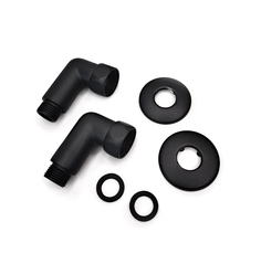 Соединение угловое гайка штуцер INDIGO 3/4"х1/2" Черный муар пара 741SCH0504BR