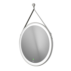 Зеркало OWL 1975 VIKEN WHITE с LED подсветкой и сенсором D650 круглое