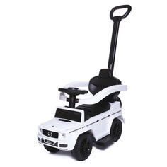 Babycare, Каталка детская Mercedes-Benz G350d (с родительской ручкой) New Белый (White)