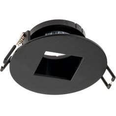 Светильник спот Ritter Artin встраиваемый, 87х87х38 мм, алюминий, GU5.3, чёрный