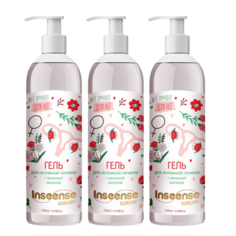 Набор гель INSEENSE Luxury для интимной гигиены с молочной кислотой 250 мл 3 шт