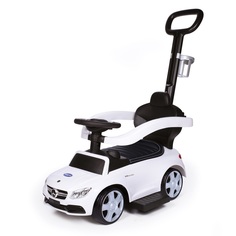 Babycare, Каталка детская Mercedes-Benz AMG C63 Coupe (кожаное сиденье, резиновые колеса)