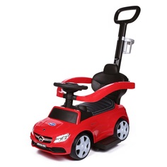 Babycare, Каталка детская Mercedes-Benz AMG C63 Coupe (кожаное сиденье, резиновые колеса)