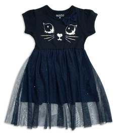 Платье для девочки Me&We KG218-J601-699 Темно-синий-104