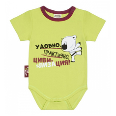 Боди Lucky Child Ми-Ми-Мишки 70-19 зеленое р. 56-62