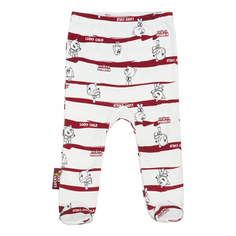 Ползунки Lucky Child, бело-красный, р. 86