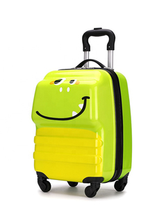 Чемодан Proffi TRAVEL детский ДИНОЗАВРИК ABS пластик 4-х колесный PH11044