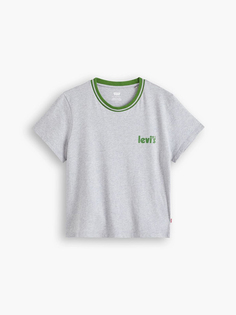 Футболка женская Levis Women Graphic Jordie Tee серая M Levis®