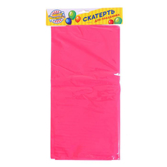 Скатерть розовая 137 х 183 см No Brand