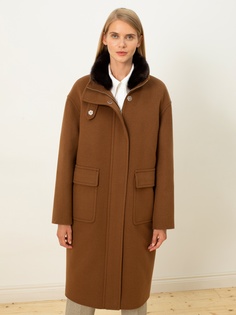Пальто женское Pompa 1012870p60206 бежевое 50 RU