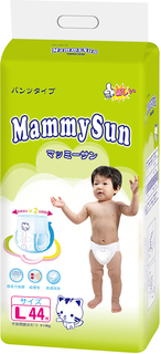 Подгузники-трусики MammySun 9-14 кг L, 44 шт. No Brand