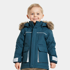 Парка детская Didriksons, KURE PARKA 5 бирюзовый, 128