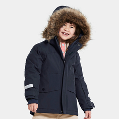 Парка детская Didriksons, BJARVEN PARKA синий, 128