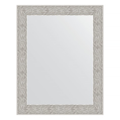 Зеркало в раме 38x48см Evoform BY 3006 волна алюминий