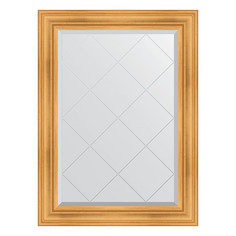 Зеркало с гравировкой в раме 79x107см Evoform BY 4202 травленое золото