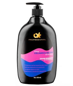 Бальзам-Кондиционер для окрашенных волос с натуральными маслами Collagen & tea tree 950 мл OK Professional