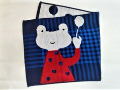 Полотенце детское Shandong Kingshore Textile Co, Froggy 36х70 синий/GA1573WHblue