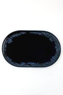 Тарелка овальная Porland ROOT BLUE POR0780, 32 СМ