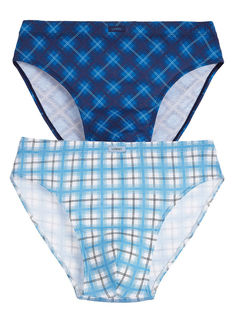 Комплект трусов мужских Lowry MB-411 голубых; синих M