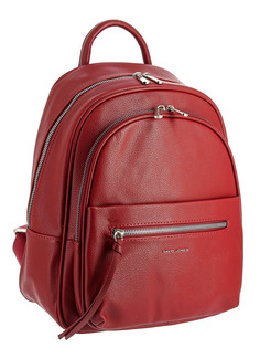 Рюкзак женский David Jones 6528CMDD красный, 32х25х11 см