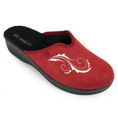Тапочки женские Inblu 338595950 бордовые 37 RU