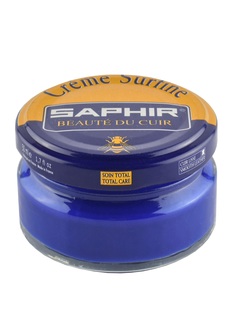 Крем для обуви Saphir Creme Surfine синий 50 мл