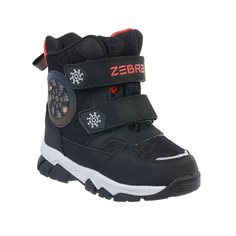 Ботинки детские Зебра, черный, 27