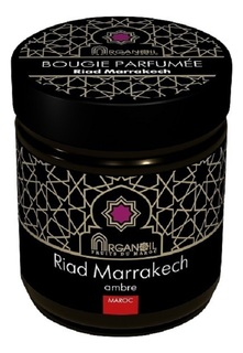 Ароматическая свеча Arganoil Риад Марракеш Bougie Parfumee Riad Marrakech амбра 100г