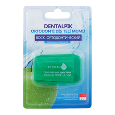 Воск для брекетов Dentalpik Orthodontic Wax Apple, яблочный, прозрачный